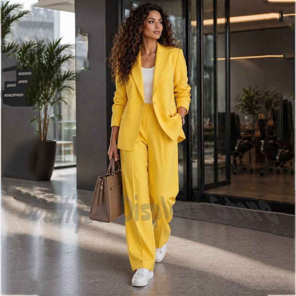 Women Formal Wear Shirt And Pant - Professional Business Suits For Women Peak