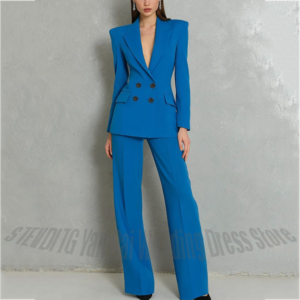 Women Formal Wear Shirt And Pant - Formal Occasion Women's Suit Set 2
