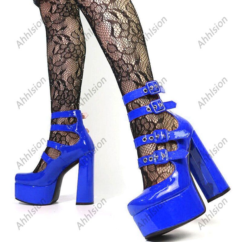 Ahhlsion Women Spring Pump Pat - Pump Heel Block บทวิจารณ์และราคา