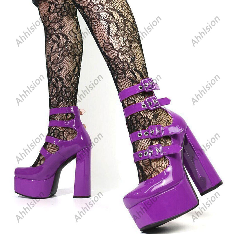 Ahhlsion Women Spring Pump Pat - Pump Heel Block บทวิจารณ์และราคา