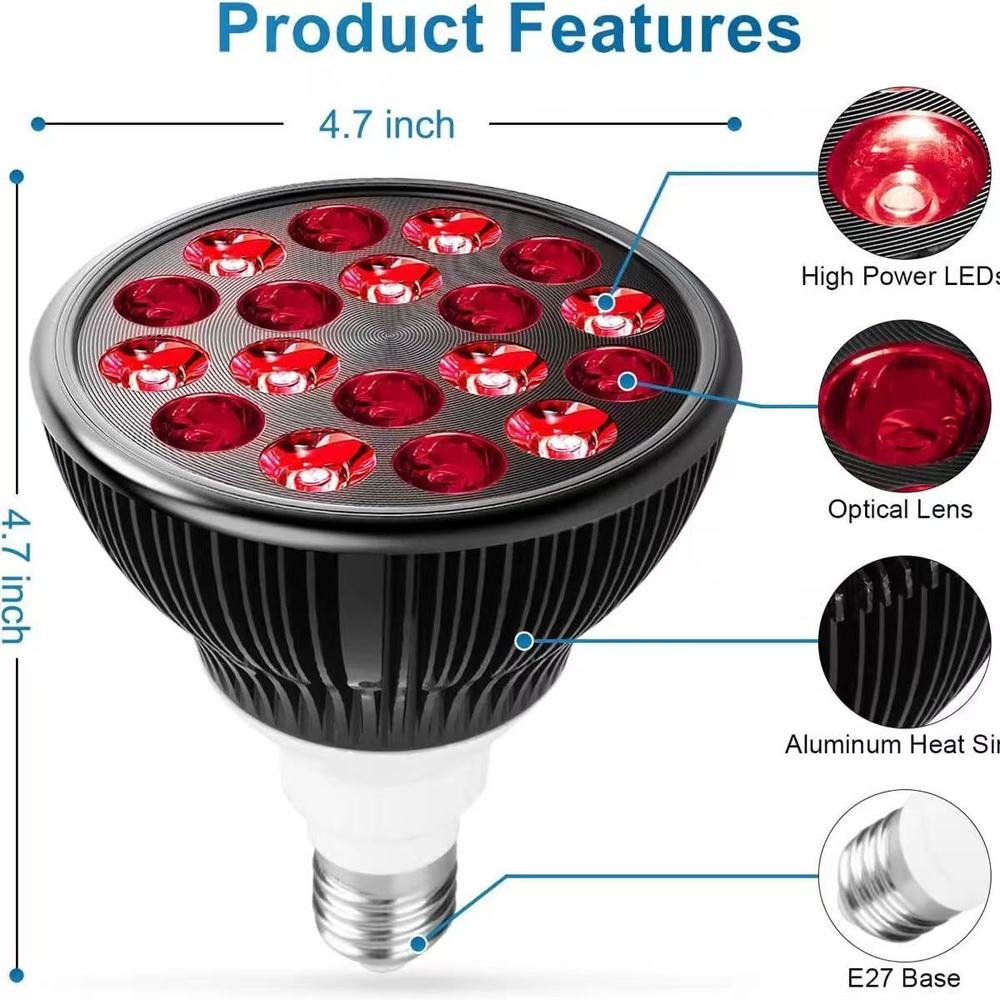 LED Infrared Light Therapy bul - K&G Women'S Formal Wear บทวิจารณ์และราคา