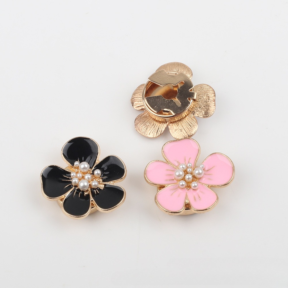 1pc Pearl Camellia Button Cove - Women Formal Wear With Tie บทวิจารณ์และราคา