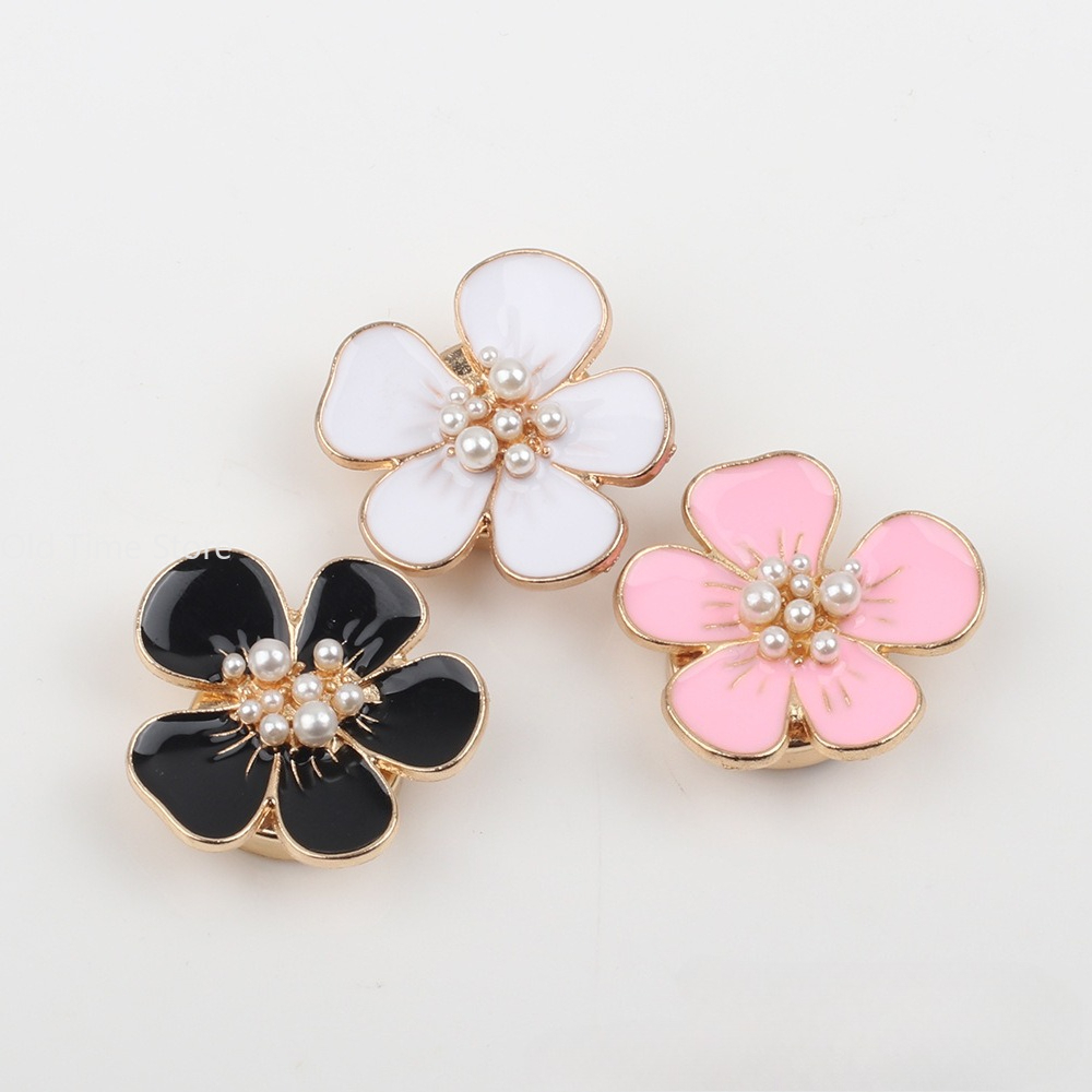 1pc Pearl Camellia Button Cove - Women Formal Wear With Tie บทวิจารณ์และราคา