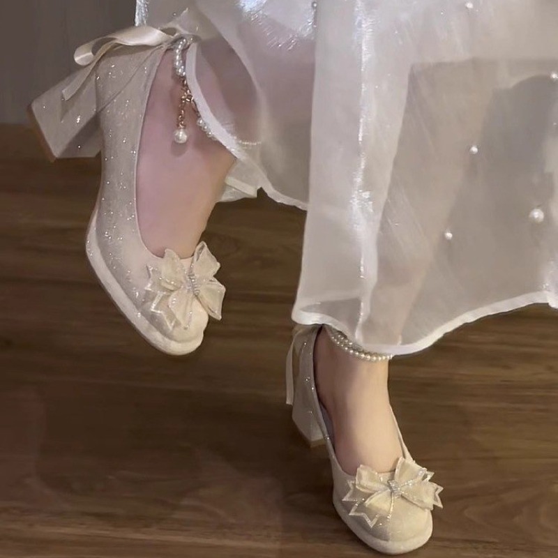 Block Heel Women's Platform Fr - Pump Heel Block บทวิจารณ์และราคา