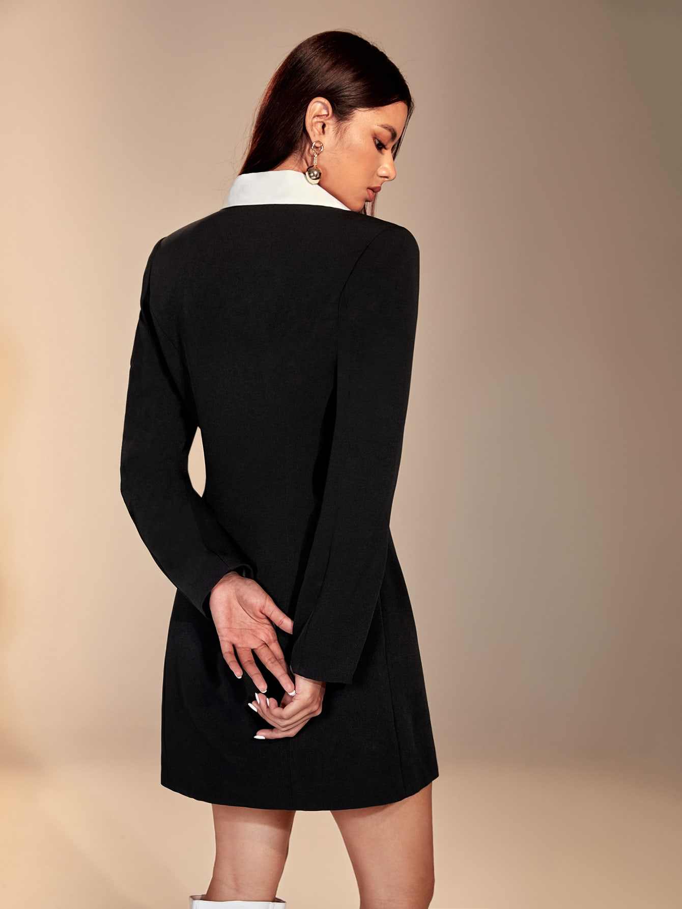 Color Matching Women Blazer Dr - Women Formal Wear For Graduation บทวิจารณ์และราคา