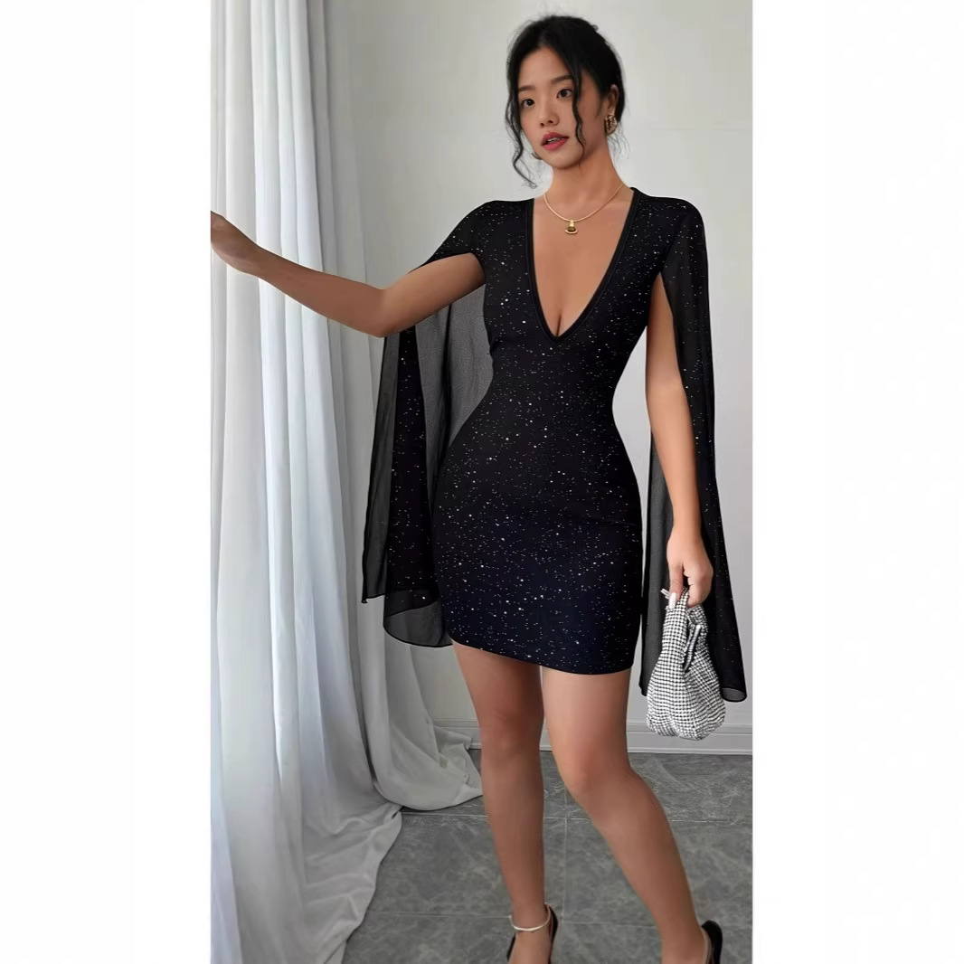 V Neck Bodycon Midi Dress Eleg - Women Formal Wear H&M บทวิจารณ์และราคา