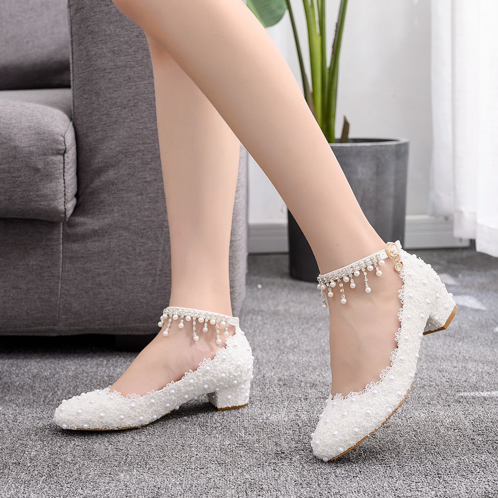 Women's Closed Toe Low Chunky  - Women'S Formal Wear To A Wedding บทวิจารณ์และราคา