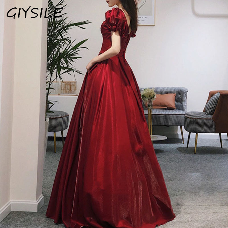 Evening Dress Red Bridal Toast - Women'S Formal Dinner Wear บทวิจารณ์และราคา