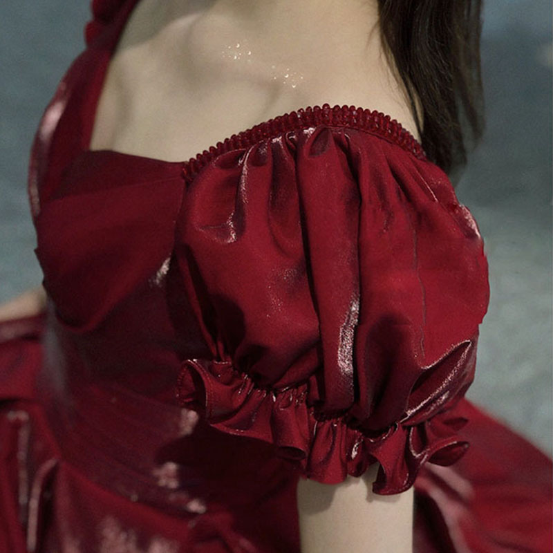 Evening Dress Red Bridal Toast - Women'S Formal Dinner Wear บทวิจารณ์และราคา