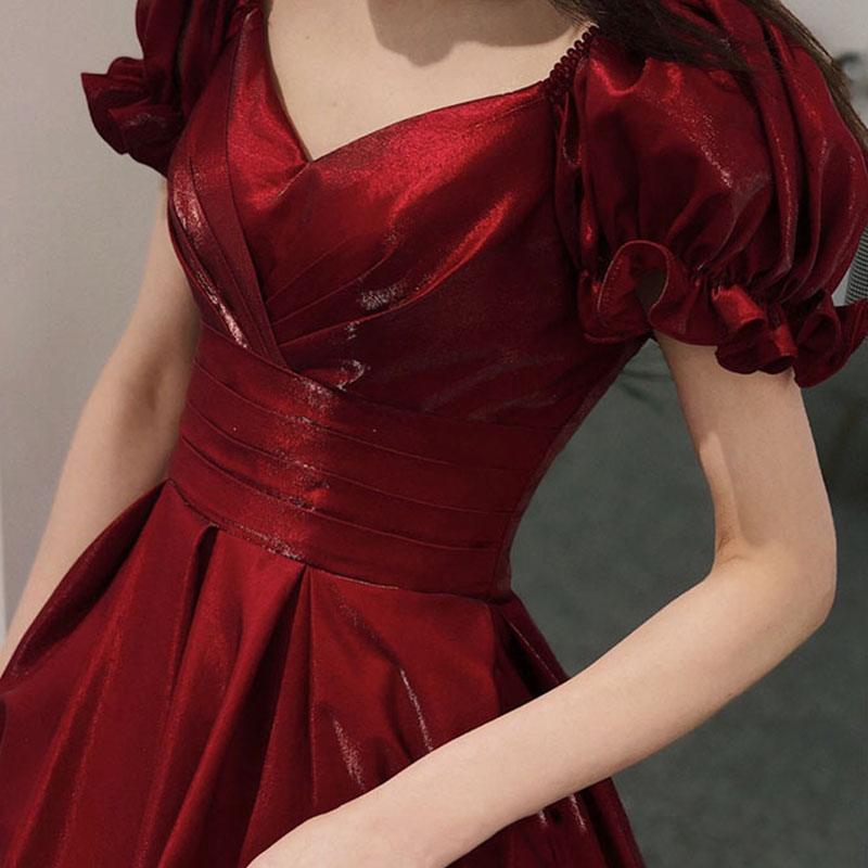 Evening Dress Red Bridal Toast - Women'S Formal Dinner Wear บทวิจารณ์และราคา