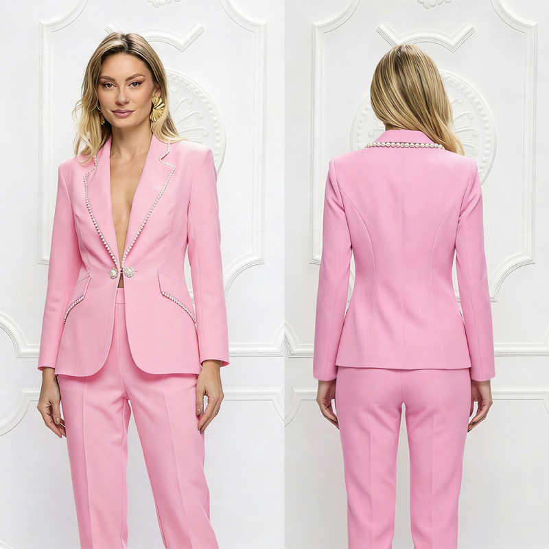 Fashion Show Women Blazer Sets - Women Formal Wear For Graduation บทวิจารณ์และราคา