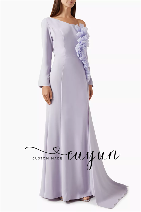 CUYUN Customized One Shoulder  - Women'S Formal Dinner Wear บทวิจารณ์และราคา
