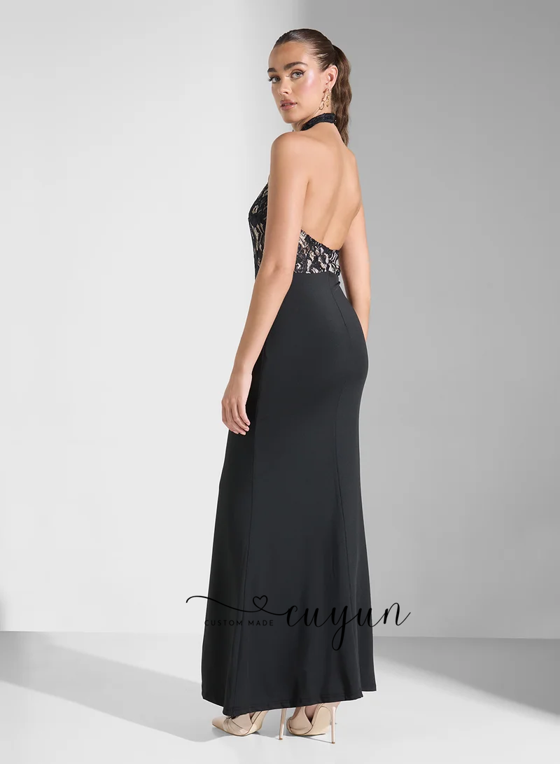 CUYUN Customized Black Sexy La - Women'S Formal Dinner Wear บทวิจารณ์และราคา