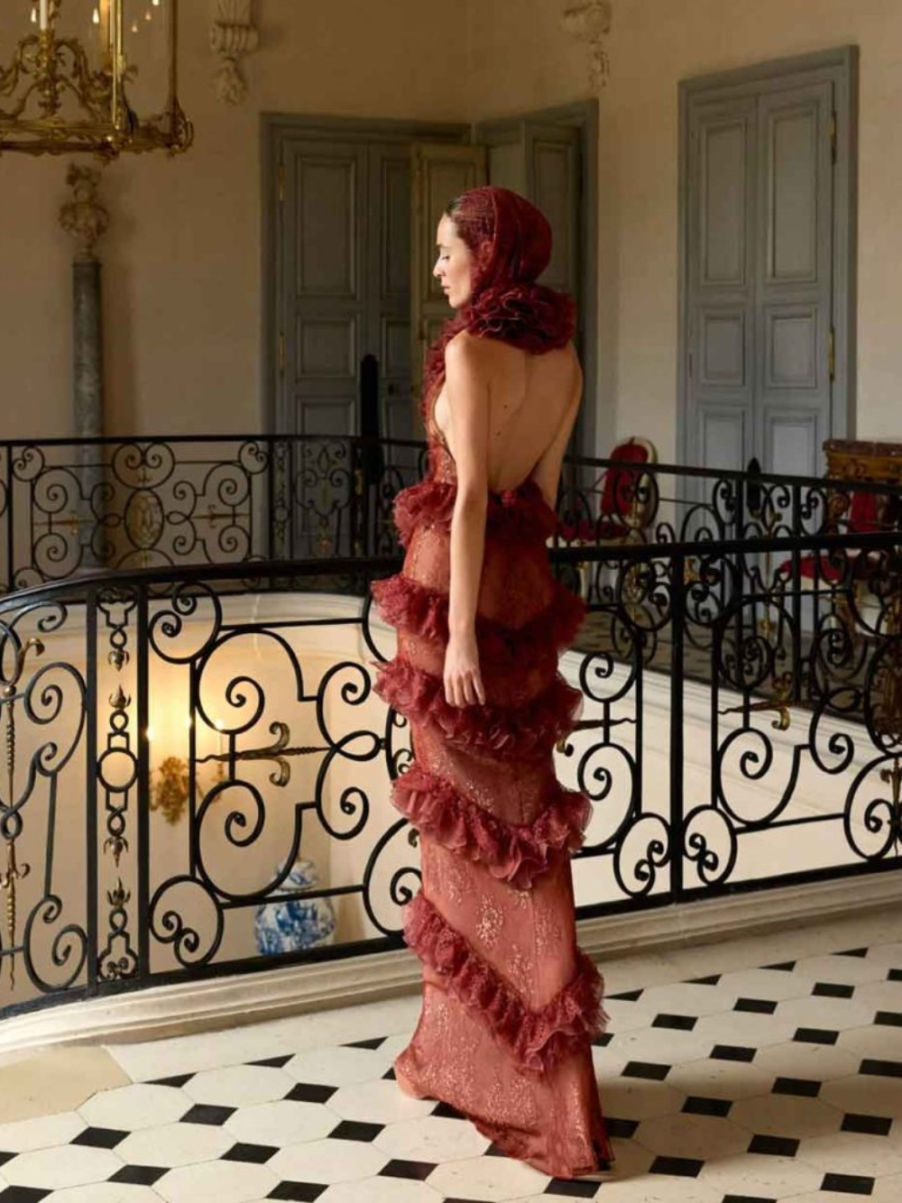 Chic Tiered Ruffled Vintage Ev - Women'S Formal Dinner Wear บทวิจารณ์และราคา