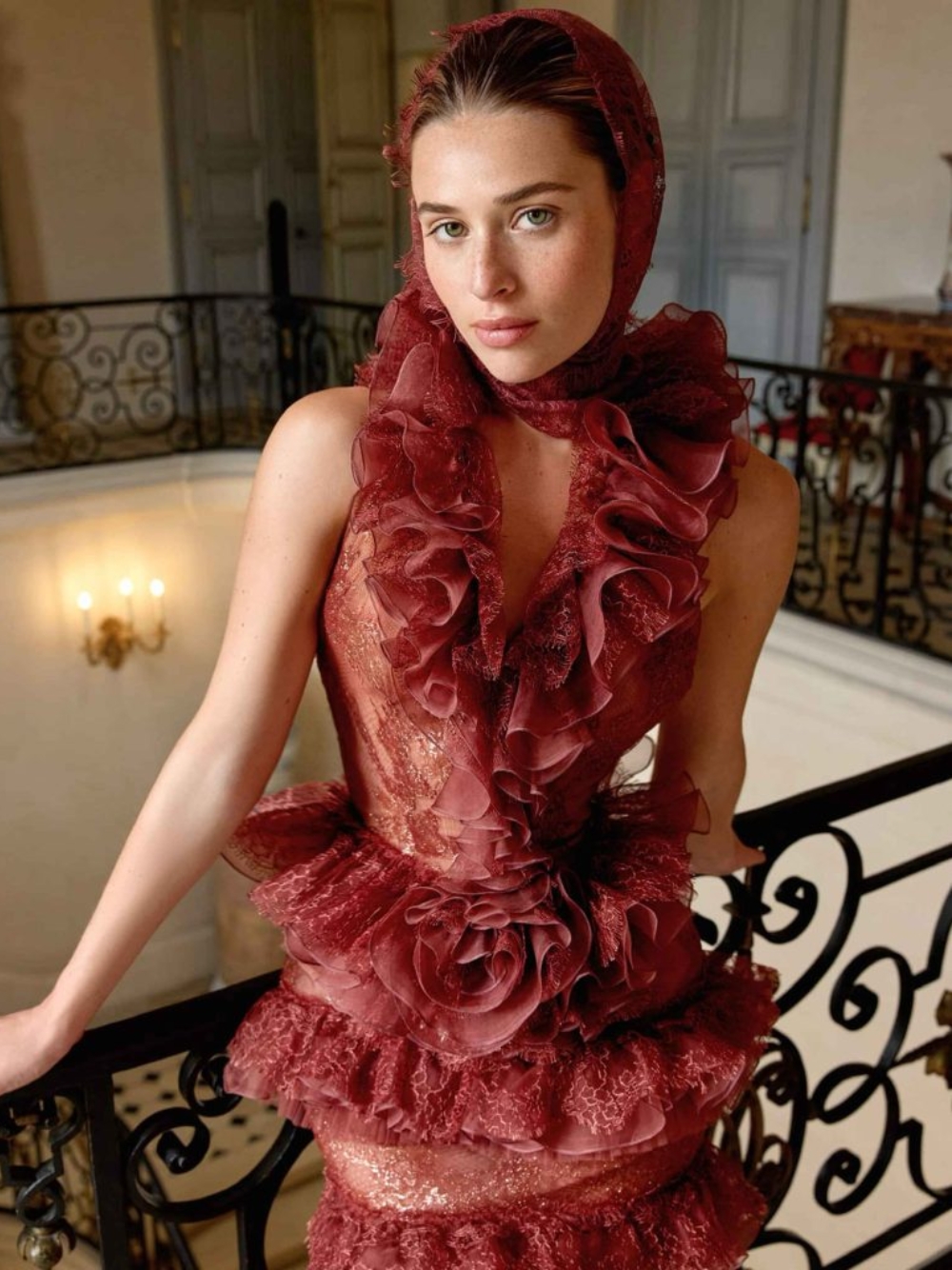 Chic Tiered Ruffled Vintage Ev - Women'S Formal Dinner Wear บทวิจารณ์และราคา