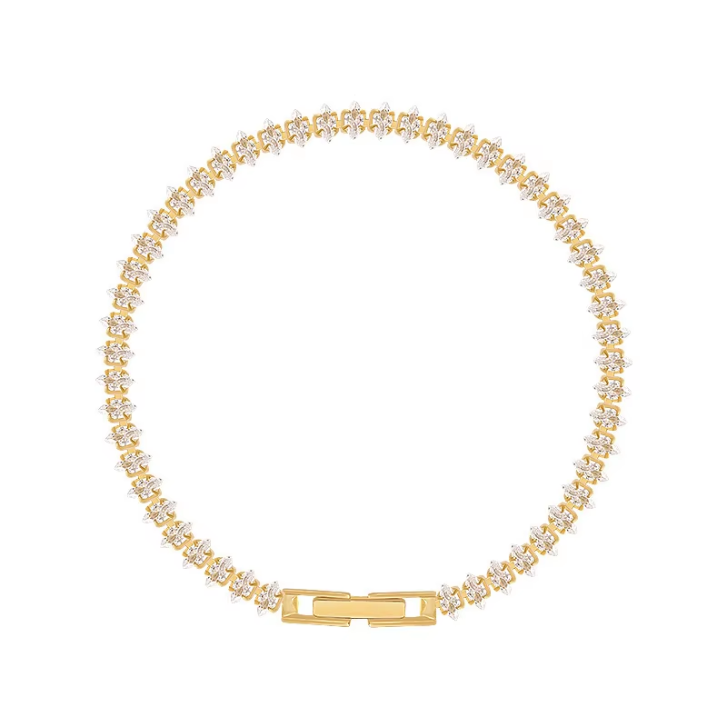 Dainty Gold CZ Bracelet – Wome - Women'S Formal Dinner Wear บทวิจารณ์และราคา