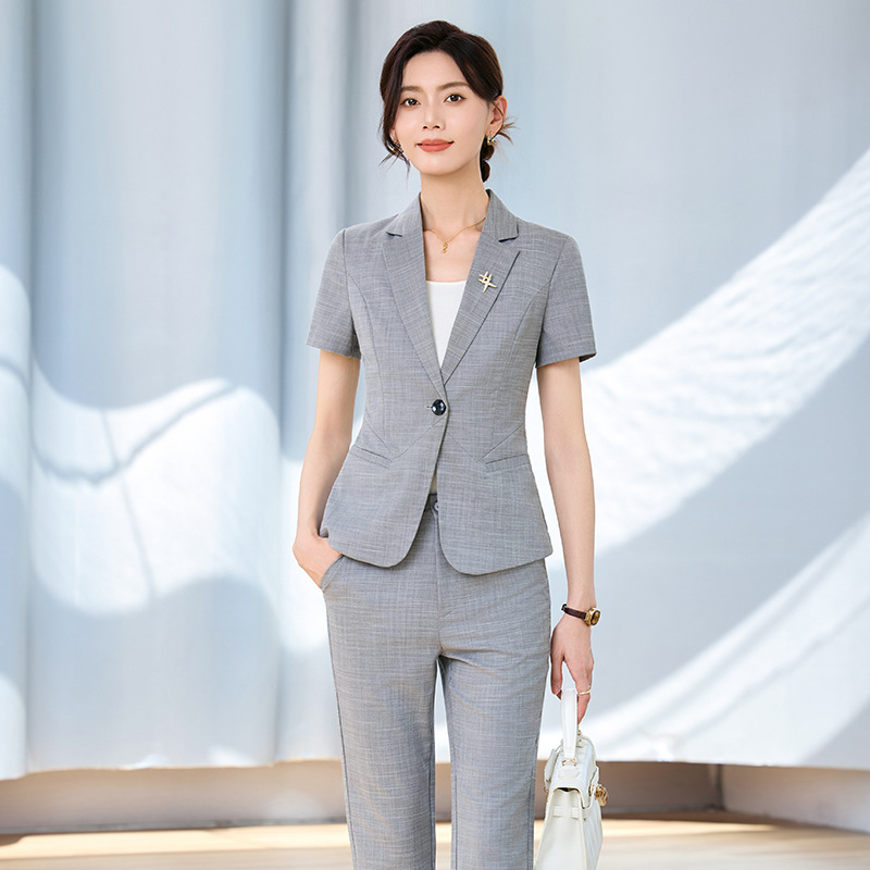 Women's short-sleeved suit set - Women Formal Wear H&M บทวิจารณ์และราคา