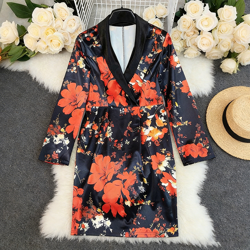 2026 Spring Floral Print V Nec - Women Formal Wear H&M บทวิจารณ์และราคา