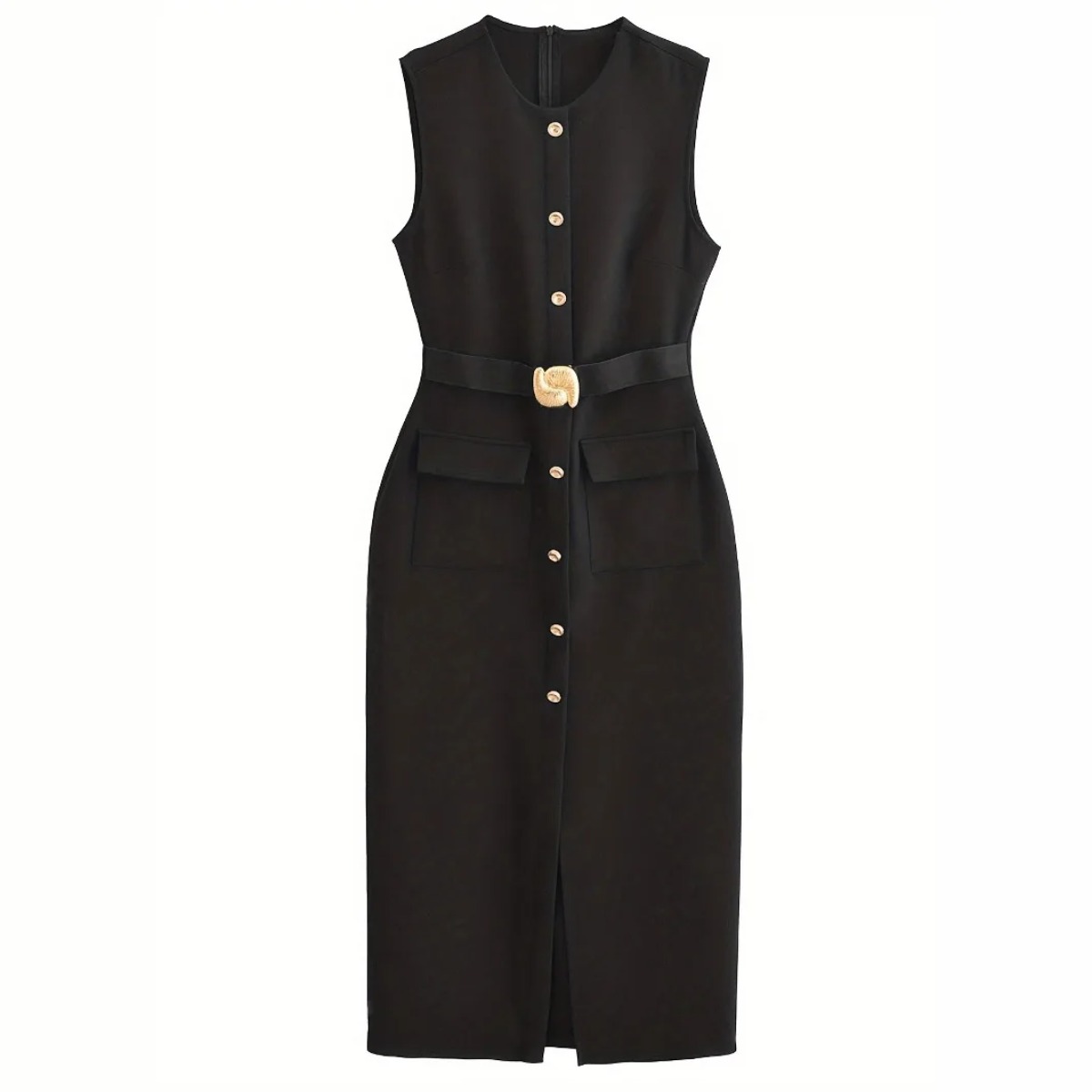 Woman‘s Sleeveless Crew-neck S - Women'S Formal Dinner Wear บทวิจารณ์และราคา