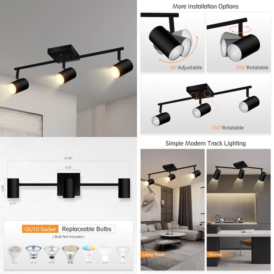 Track Lighting Fixtures Ceilin - K&G Women'S Formal Wear บทวิจารณ์และราคา