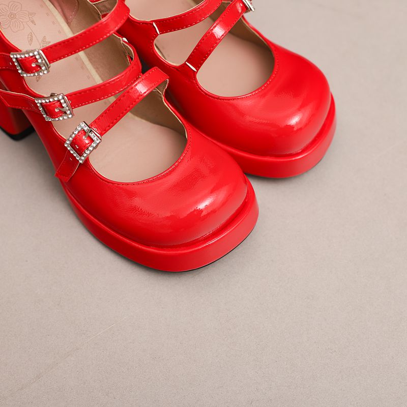 SIMLOVEYO Brand Women Pump Rou - Pump Heel Block บทวิจารณ์และราคา