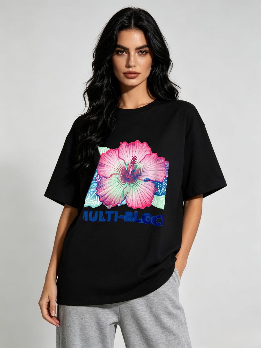 T Shirts Woman Block Print Han - Women Formal Wear Ethnic บทวิจารณ์และราคา