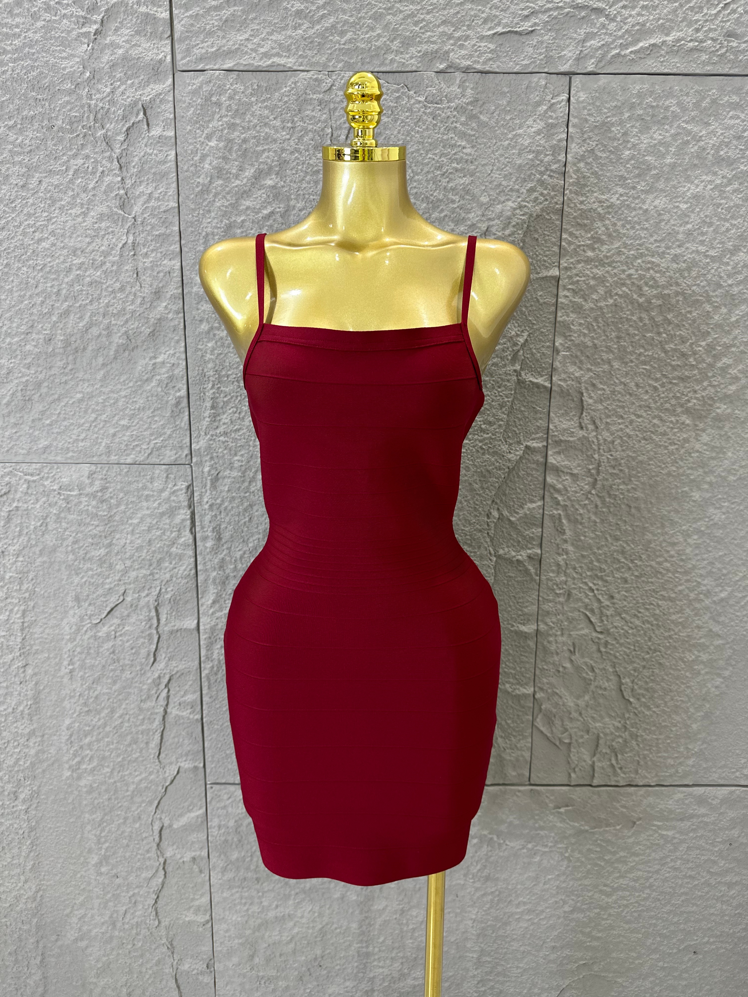 Chic Burgundy Bandage Mini Dre - Women Formal Wear H&M บทวิจารณ์และราคา