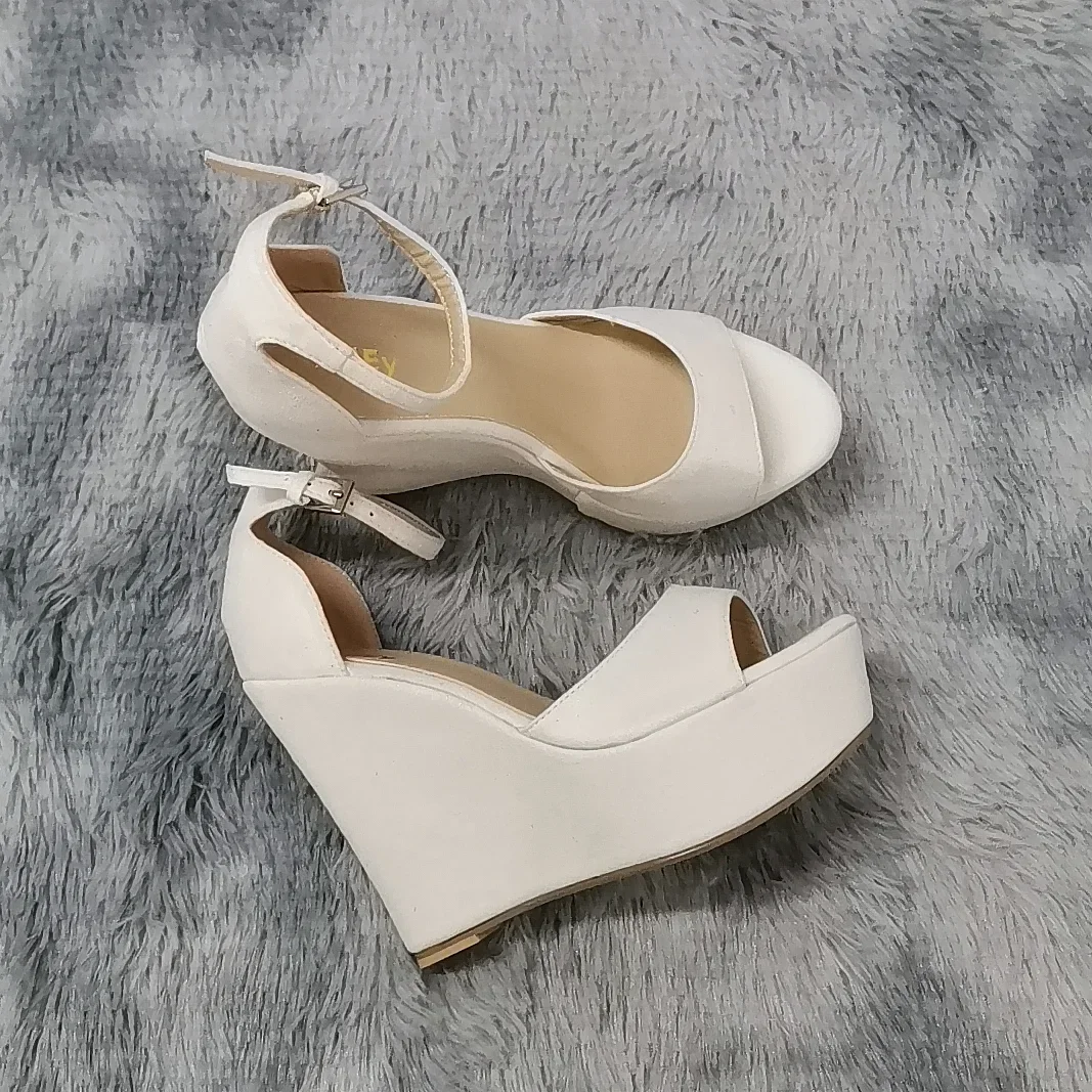 Women Sandals 14cm Sexy Peep T - Women'S Formal Wear To A Wedding บทวิจารณ์และราคา