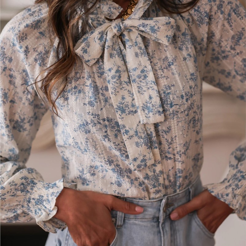 Womens Wear Bow Fashion Printe - Women Formal Wear With Tie บทวิจารณ์และราคา