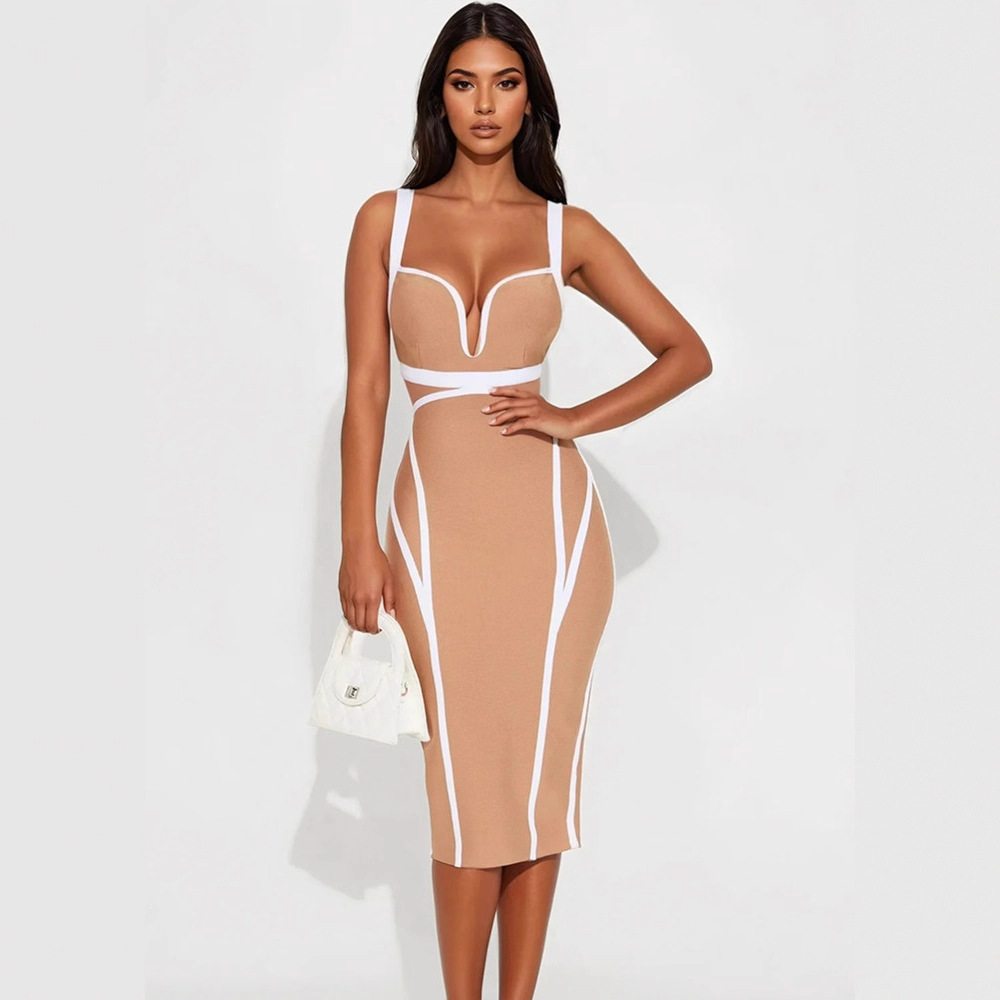 Glam Cut Hip Wrap White Edge A - Women'S Formal Dinner Wear บทวิจารณ์และราคา