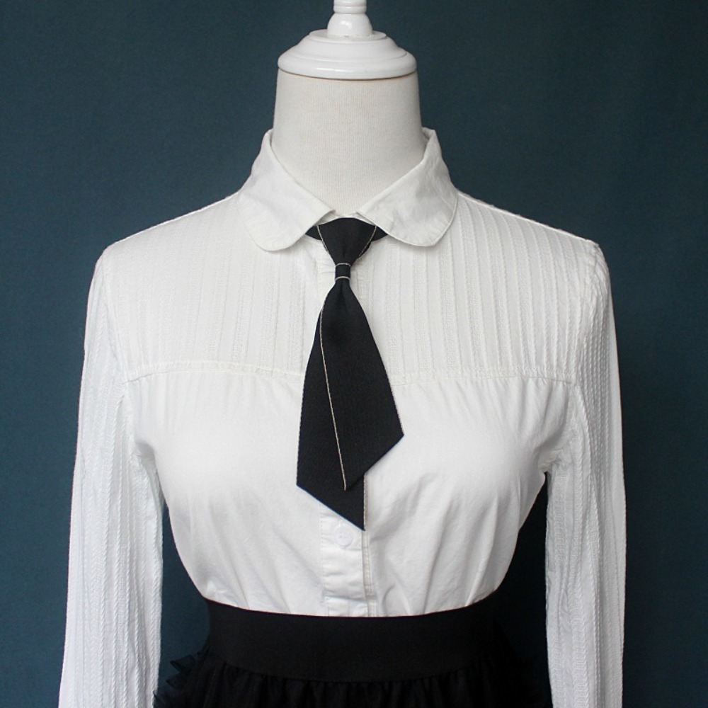 Women Men Neck Tie Adjustable  - Women Formal Wear For Graduation บทวิจารณ์และราคา