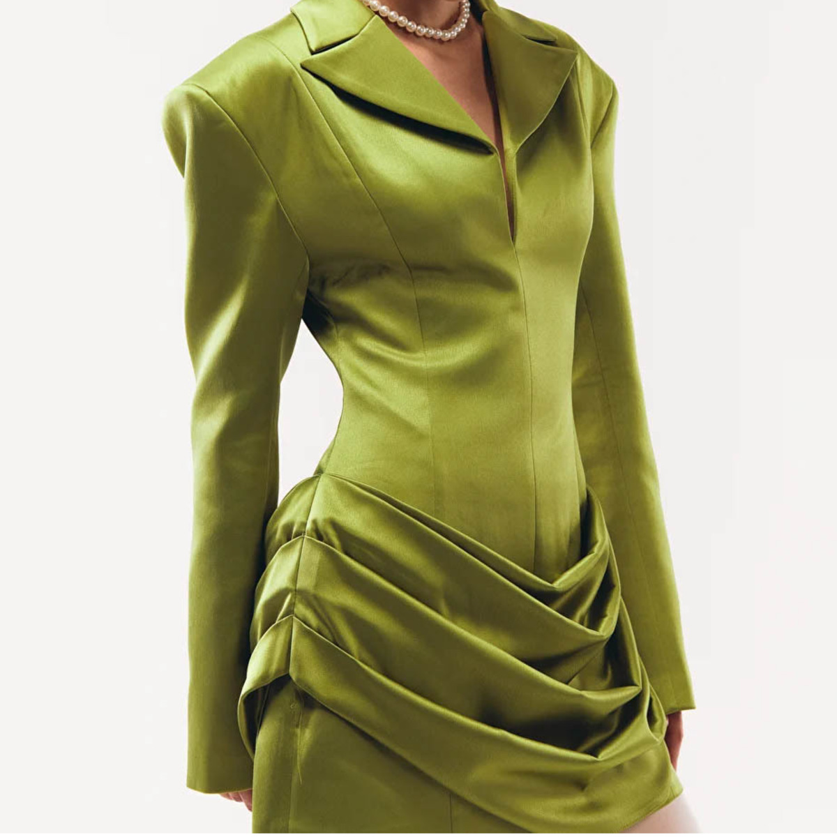 KT Elegant Satin Blazer Dress  - Women Formal Wear H&M บทวิจารณ์และราคา