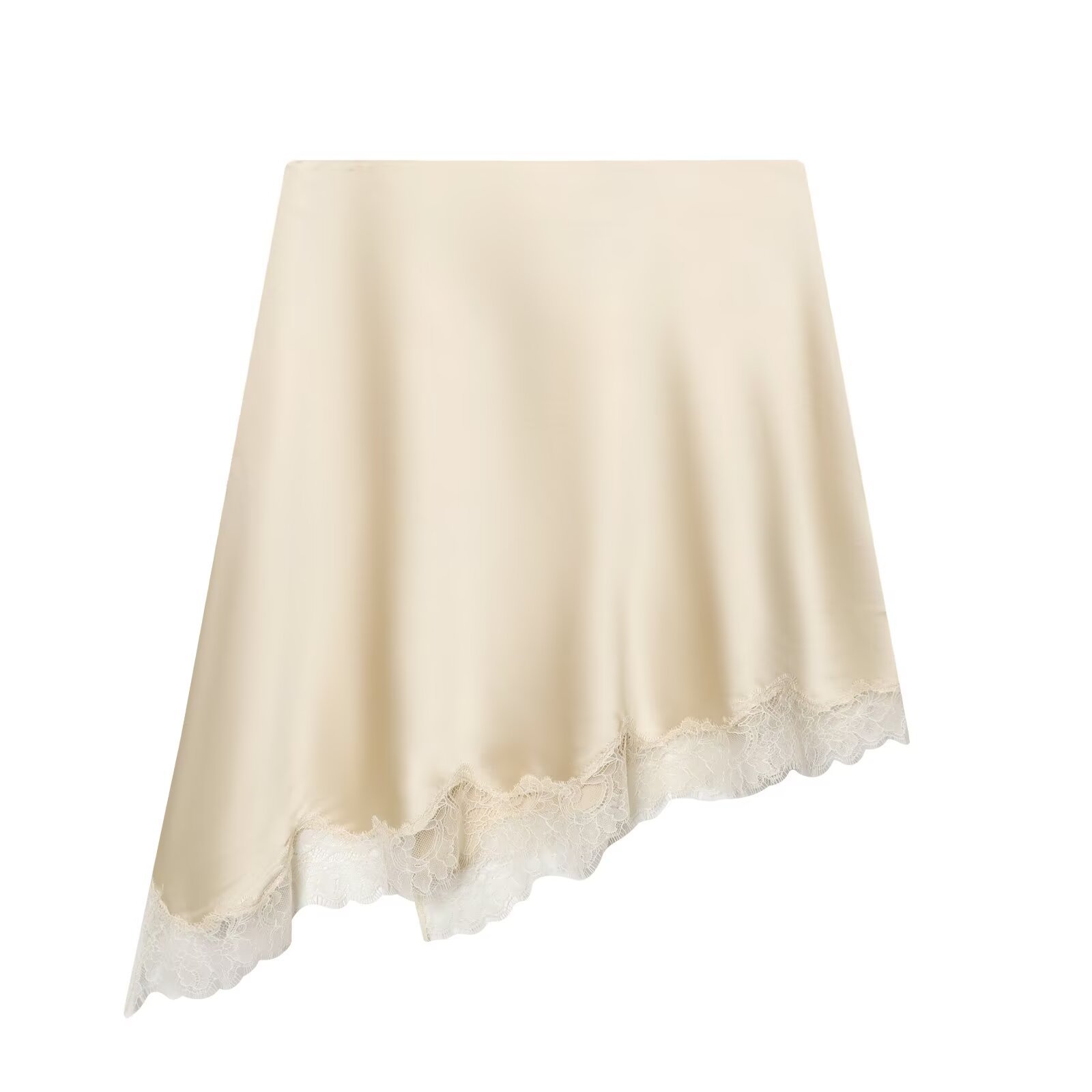 Women's Elegant Satin Lace Hem - Yellow Formal Wear Women บทวิจารณ์และราคา