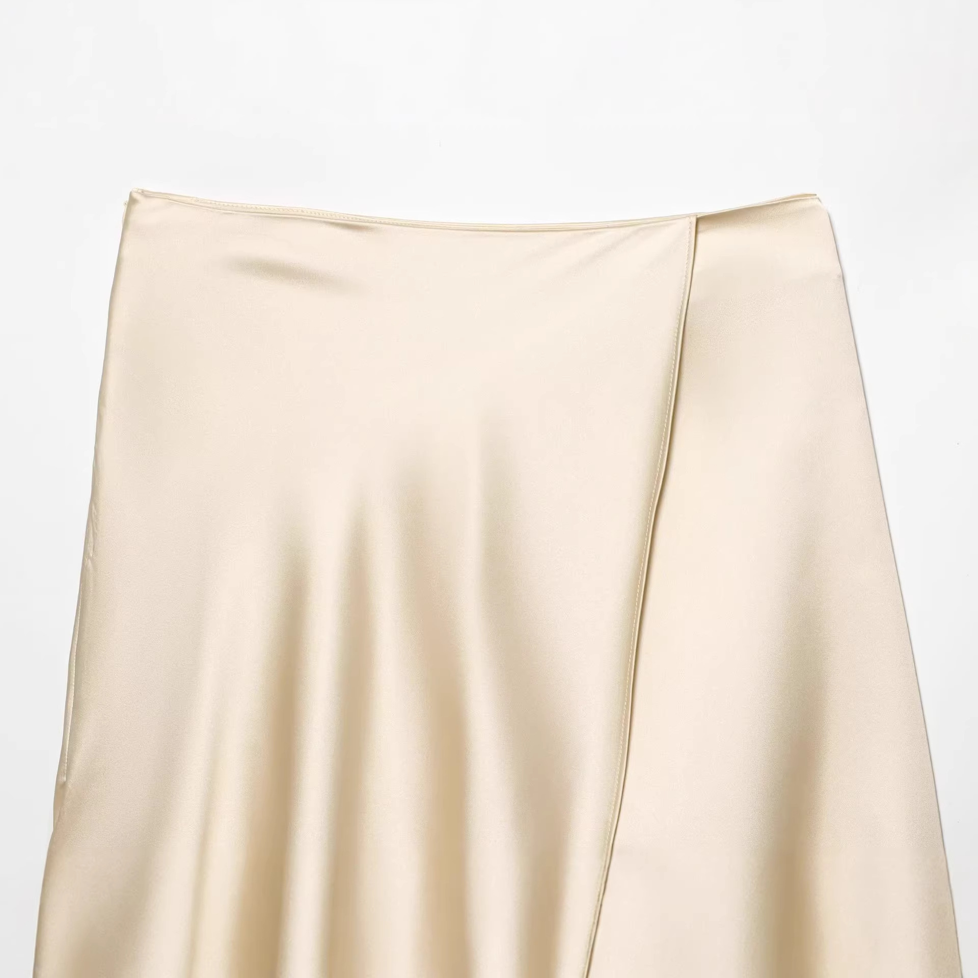 Women's Elegant Satin Lace Hem - Yellow Formal Wear Women บทวิจารณ์และราคา