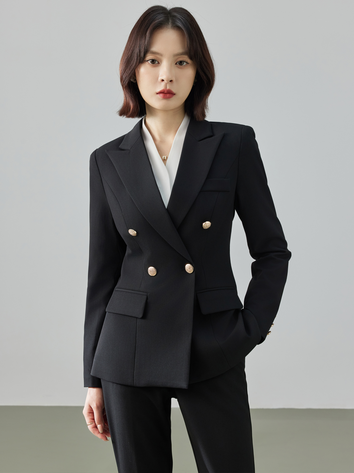 Cobalt Blue Suit Set for Women - Women Formal Wear For Graduation บทวิจารณ์และราคา