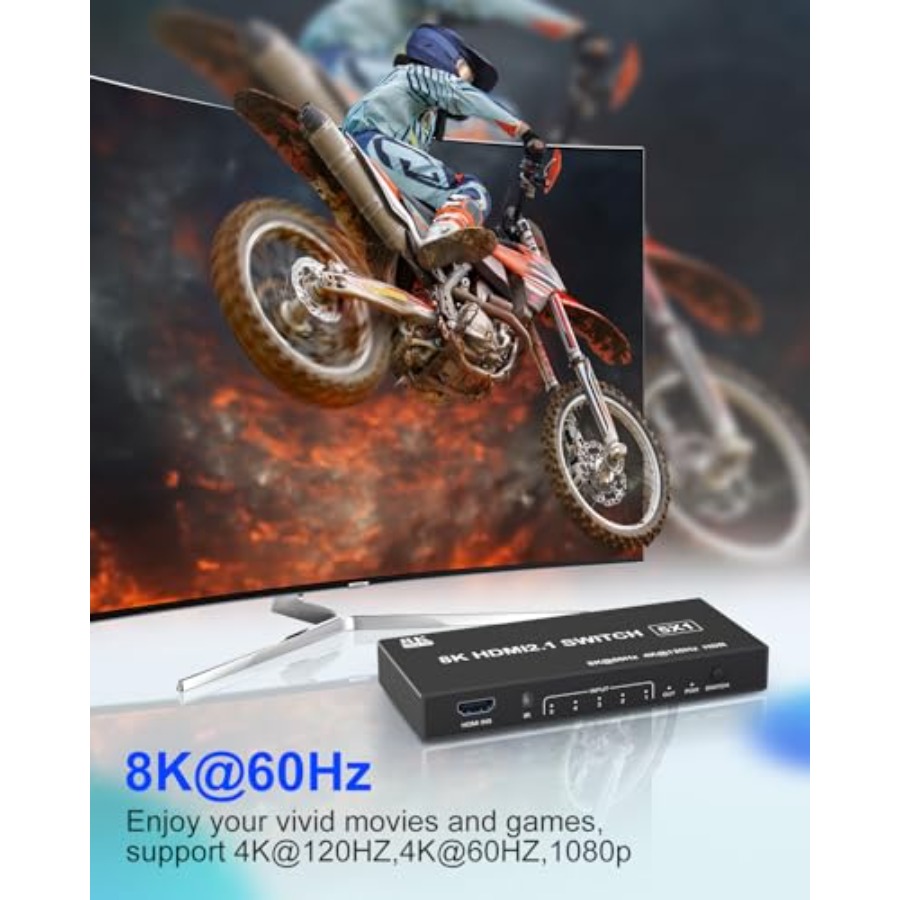HDMI Switch k@20Hz 8K@60Hz - H - K&G Women'S Formal Wear บทวิจารณ์และราคา