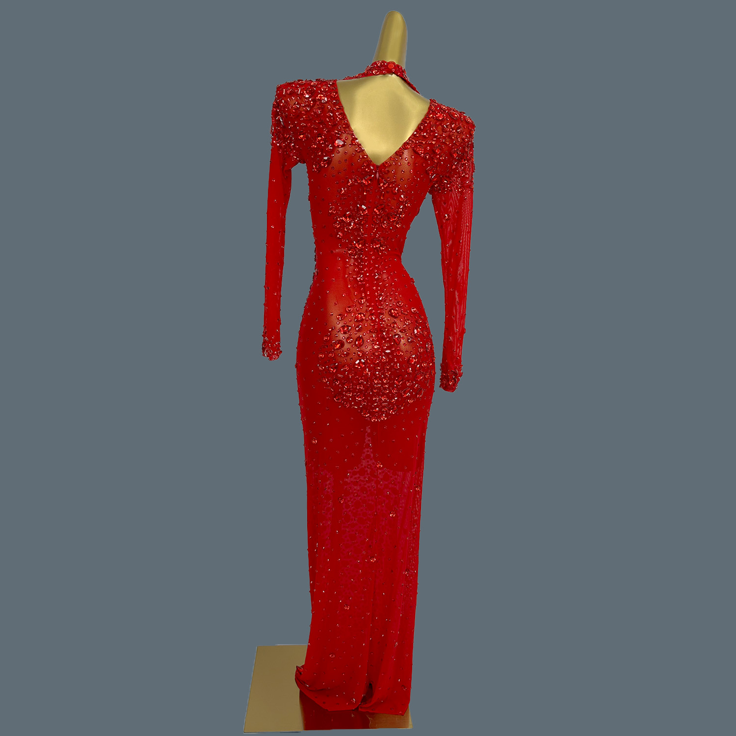 Sexy Sheer Mesh Formal Prom Lo - Women'S Formal Dinner Wear บทวิจารณ์และราคา